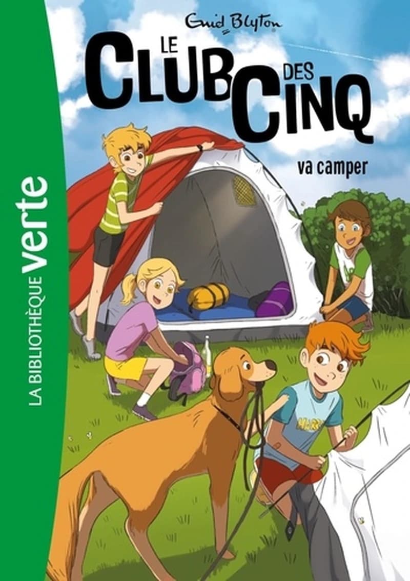 Le club des Cinq va camper