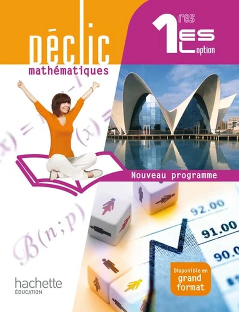 Mathématiques, 1res ES, L option