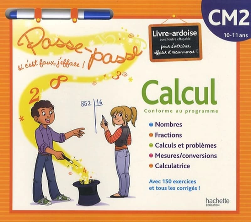 Calcul CM2 - 10-11 ans