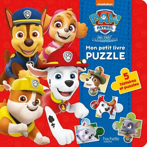 Paw patrol, la Pat' patrouille : 5 histoires et puzzles