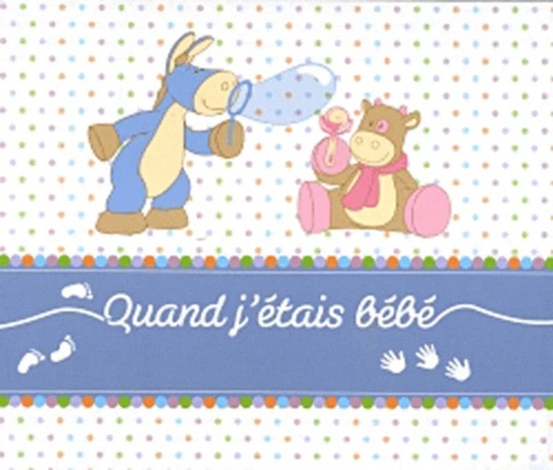 BOITE  QUAND J'ETAIS BEBE  NOUKIES