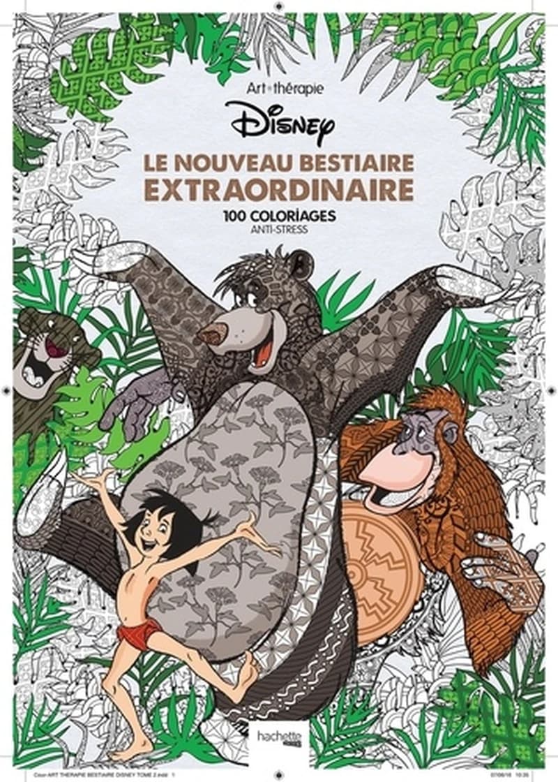 Le nouveau bestiaire extraordinaire - 100 coloriages anti-stress