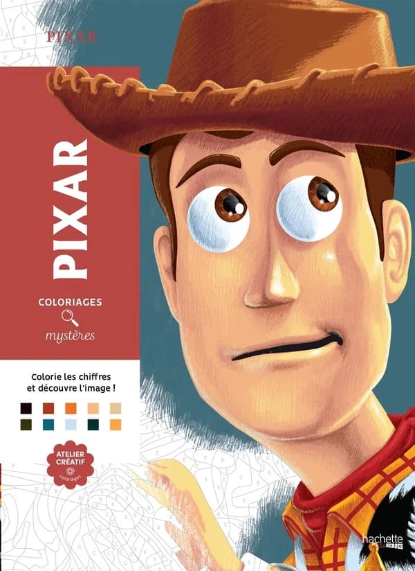 Pixar : 100 dessins à révéler : [album à colorier]