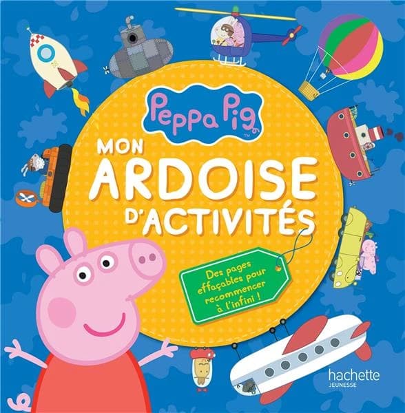Mon ardoise d'activités Peppa Pig : Avec un feutre effaçable