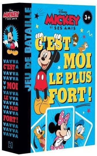 Mickey et Minnie, jeu de cartes ; c'est moi le plus fort ! (bataille)