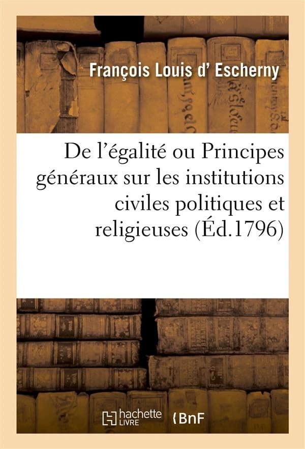 De l'egalite