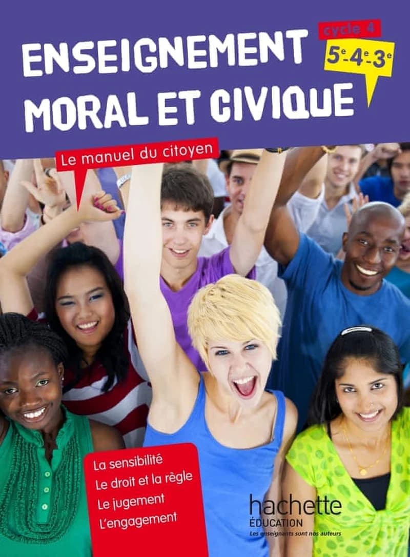 Enseignement moral et civique : le manuel du citoyen : cycle 4, 5e-4e-3e