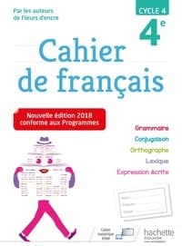 CAHIER DE FRANCAIS CYCLE 4