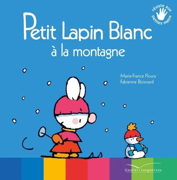 Petit Lapin blanc à la montagne