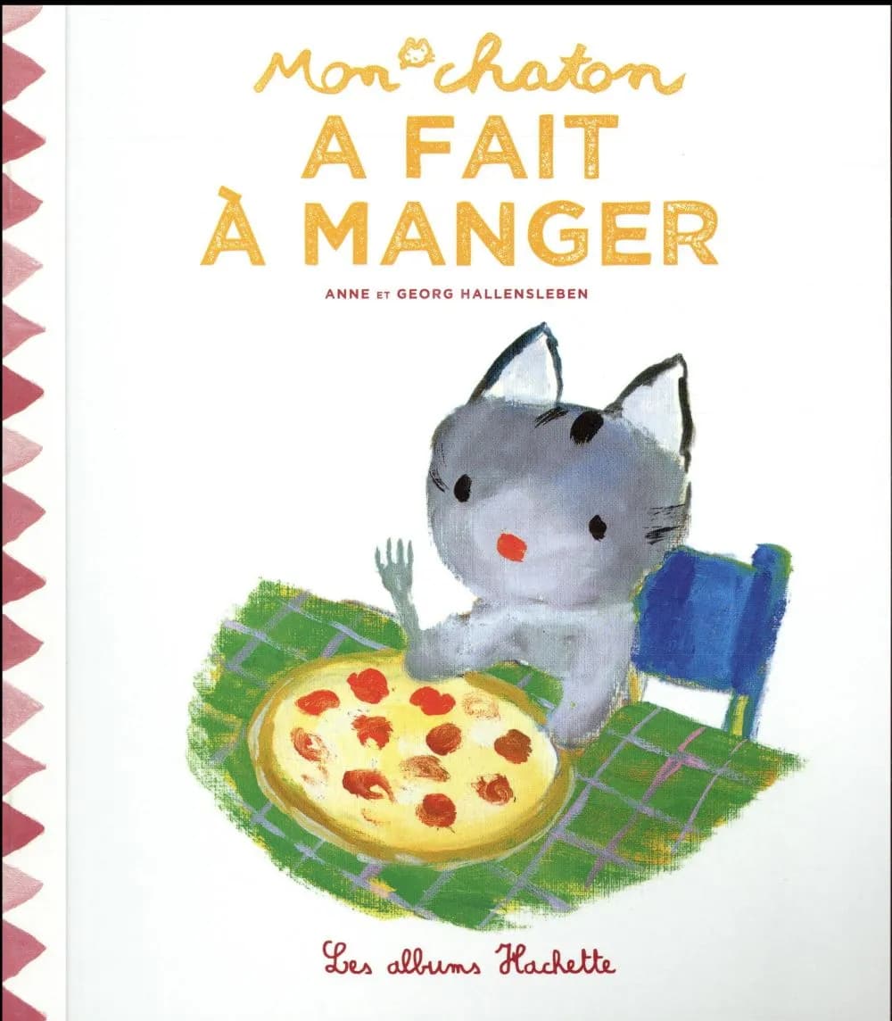 Mon chaton a fait à manger