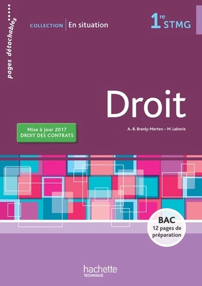 EN SITUATION DROIT 1RE STMG