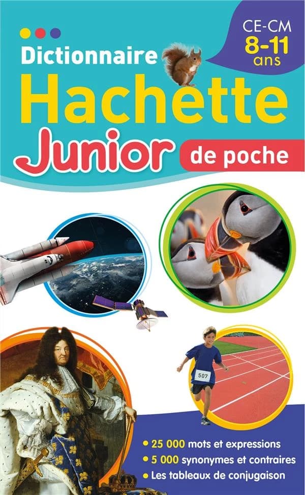 Dictionnaire Hachette junior de poche : CE-CM, 8-11 ans (Nouvelle éd.)