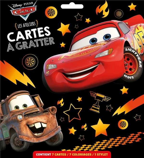 Cartes à gratter : Cars - Disney Pixar : ateliers Disney : [Carte à gratter]