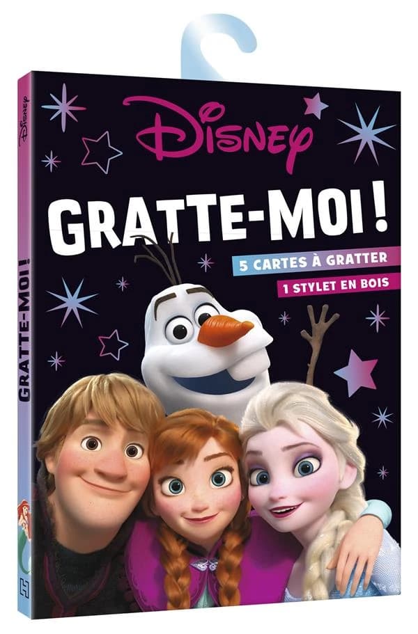 Gratte-moi ! : mimi-pochette : Elsa et autres héros Disney : [Album à colorier]