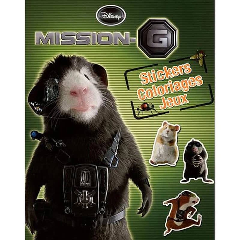 Mission G : Stickers, coloriages, jeux