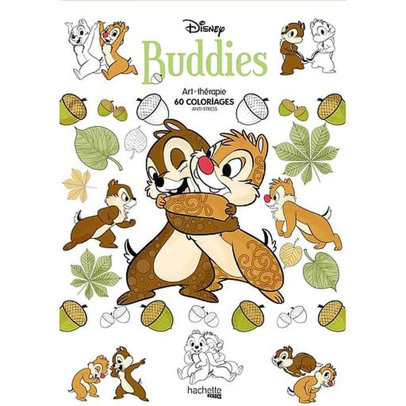 60 Coloriages anti-stress : Buddies : [Album à colorier]