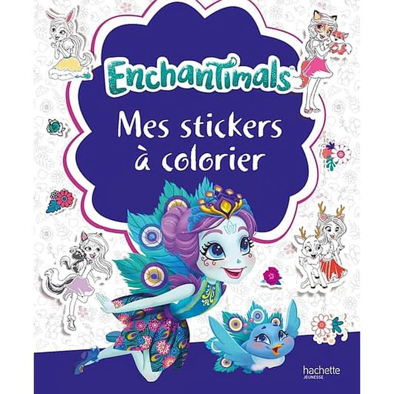 Mes stickers à colorier Enchantimals