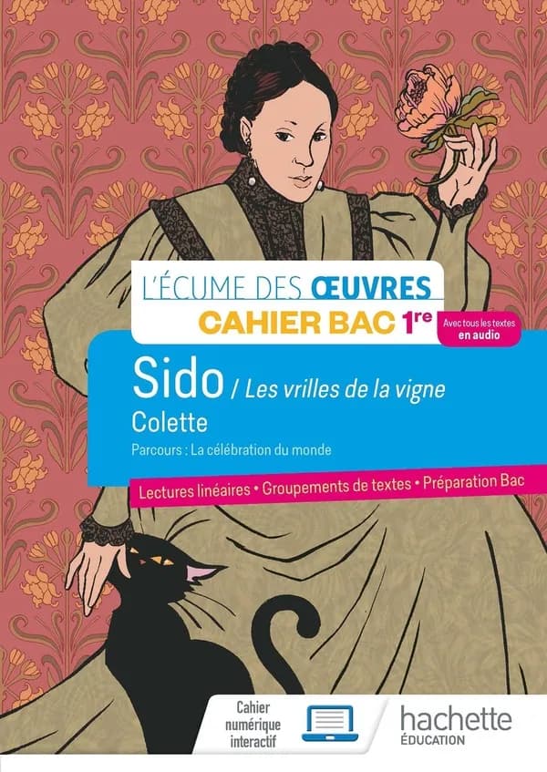L'écume des oeuvres ; cahier bac ; français ; 1re ; Sido