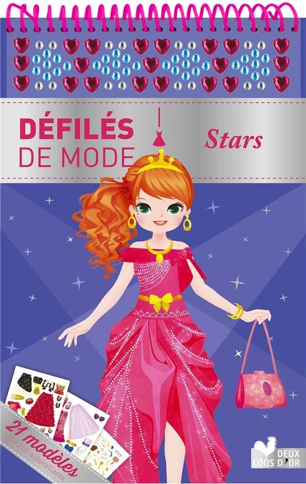 Défilés de mode : Stars - bloc à spirale : [Autocollant]