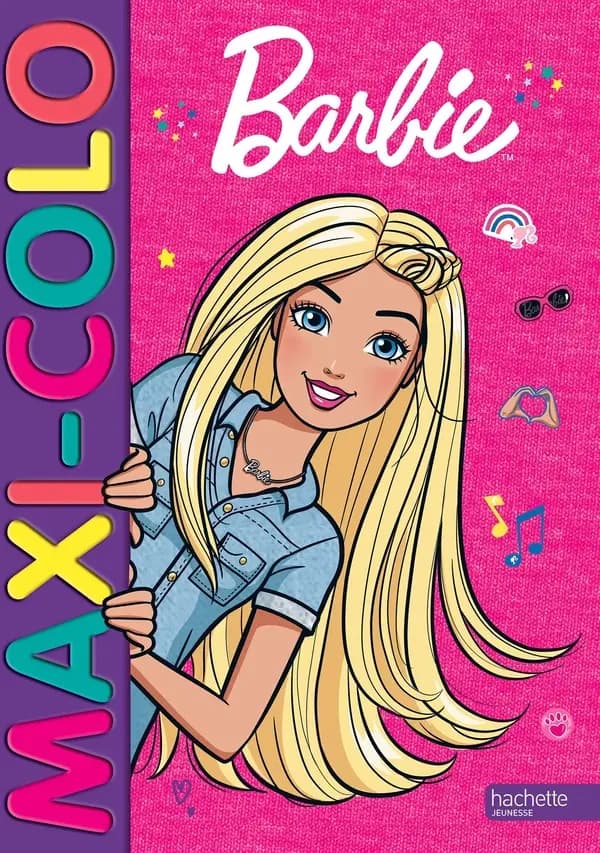 Maxi colo : Barbie : [Album à colorier]