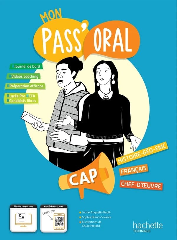 Mon pass'oral ; histoire-géographie EMC, français, chef d'oeuvre ; CAP ; cahier de l'élève