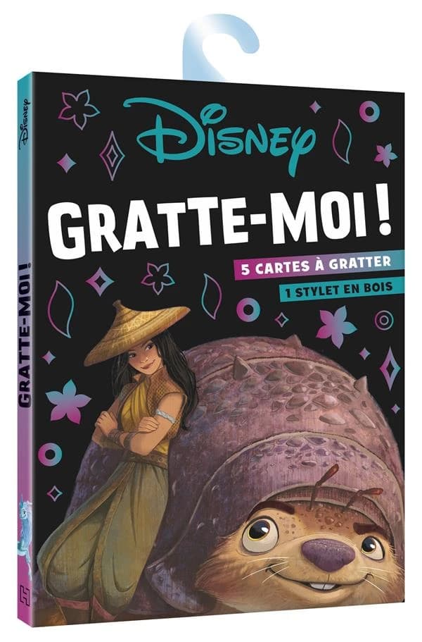Gratte-moi ! : mini pochette : ateliers Disney : Raya et le dernier dragon : [Album à colorier]