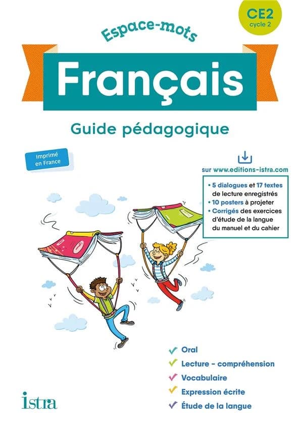 Espace-mots français : CE2, cycle 2 : programmes 2018