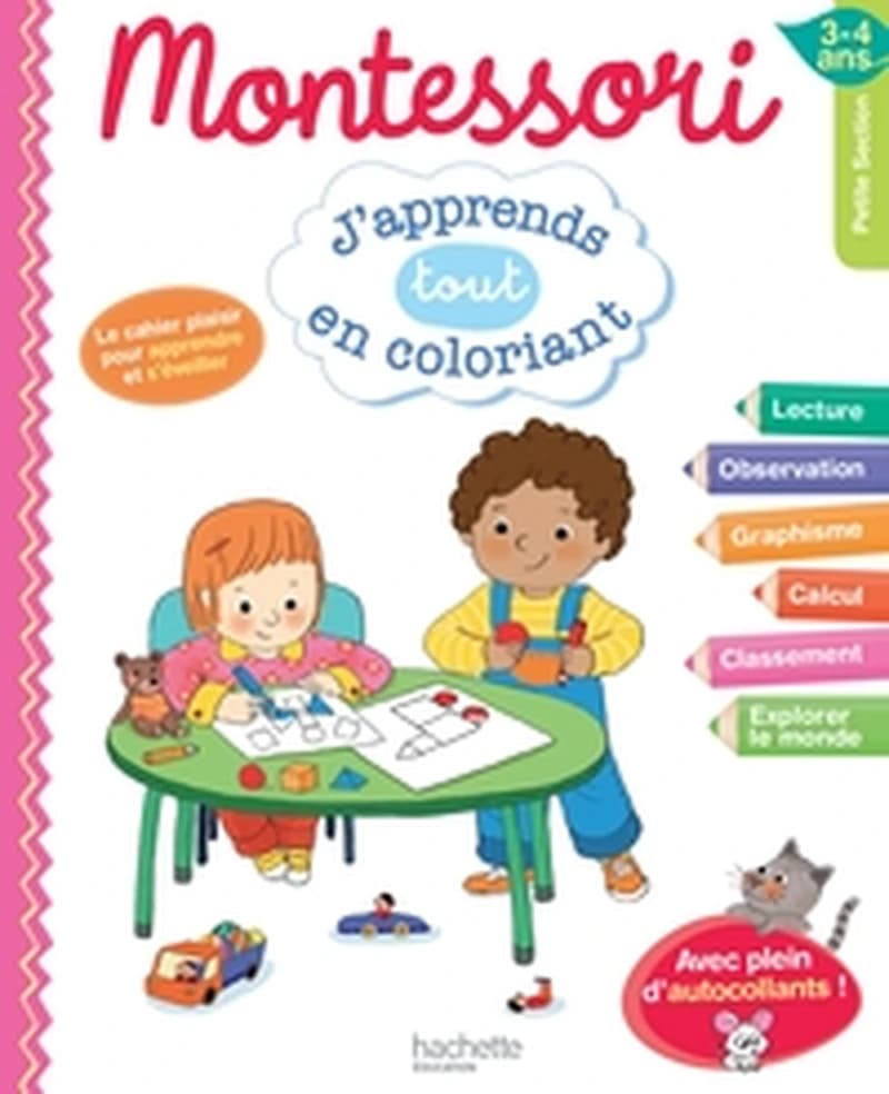MONTESSORI J'APPRENDS TOUT EN COLORIANT PS