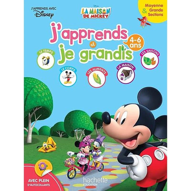 J'apprends et je grandis ; la maison de Mickey ; MS-GS