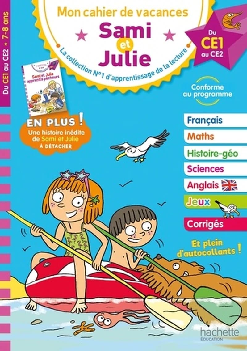 Sami et Julie - Du CE1 au CE2 - Cahier de vacances 2022