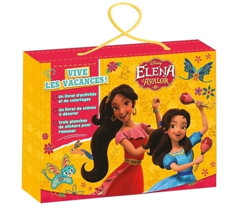 Elena d'Avalor, vive la rentrée !  - Avec un livret d'activités et de coloriages, un livret de scènes à décorer, trois planches de stickers pour t'amuser