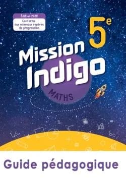 Maths 5e Mission Indigo : Livre du professeur
