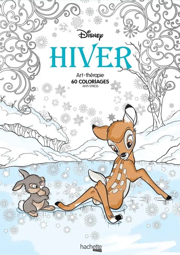 Bloc colo Disney Hiver : [Album à colorier]