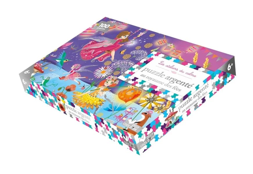 Les ateliers du calme : puzzle argenté féérie ; 1 puzzle 100 pièces
