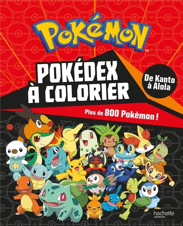 Pokemon : L'intégrale à colorier : [Album à colorier]