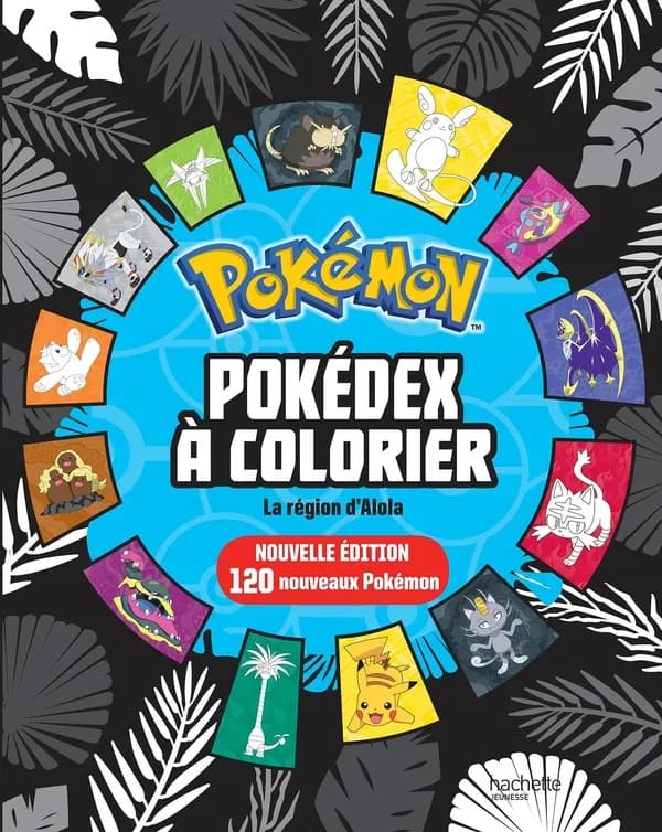 Pokédex à colorier - La région d'Alola