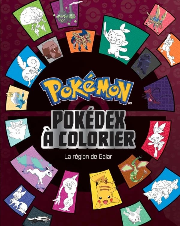 Pokédex à colorier Pokémon : la région de Galar : [Album à colorier]