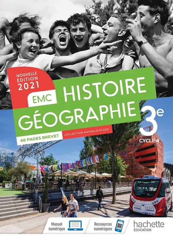 Histoire-géographie, EMC, 3e, cycle 4 (Nouvelle éd.) directrice d'ouvrage, Nathalie Plaza,... directeur scientifique, Stéphane Vautier ; auteurs, Nicolas Barthelemy,... Marielle Héland,... Vianney Orjebin,... [et al.]