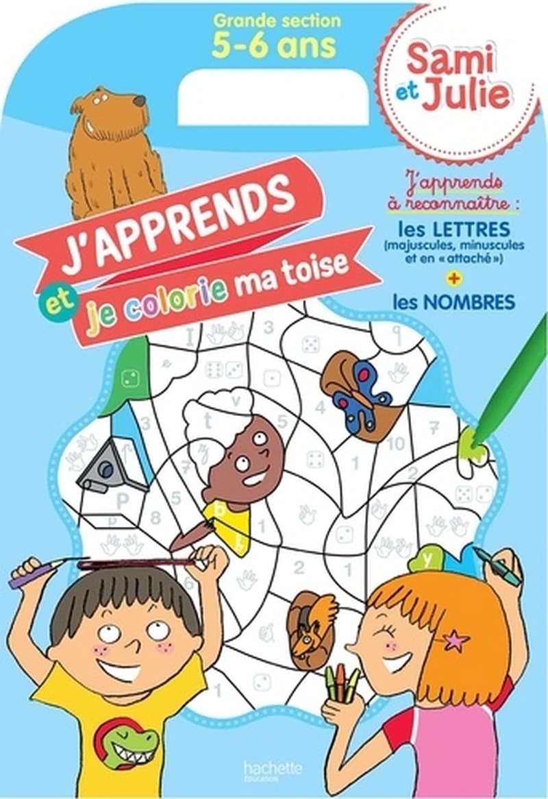 Ma toise à colorier Sami et Julie  - Grande section (5-6 ans)