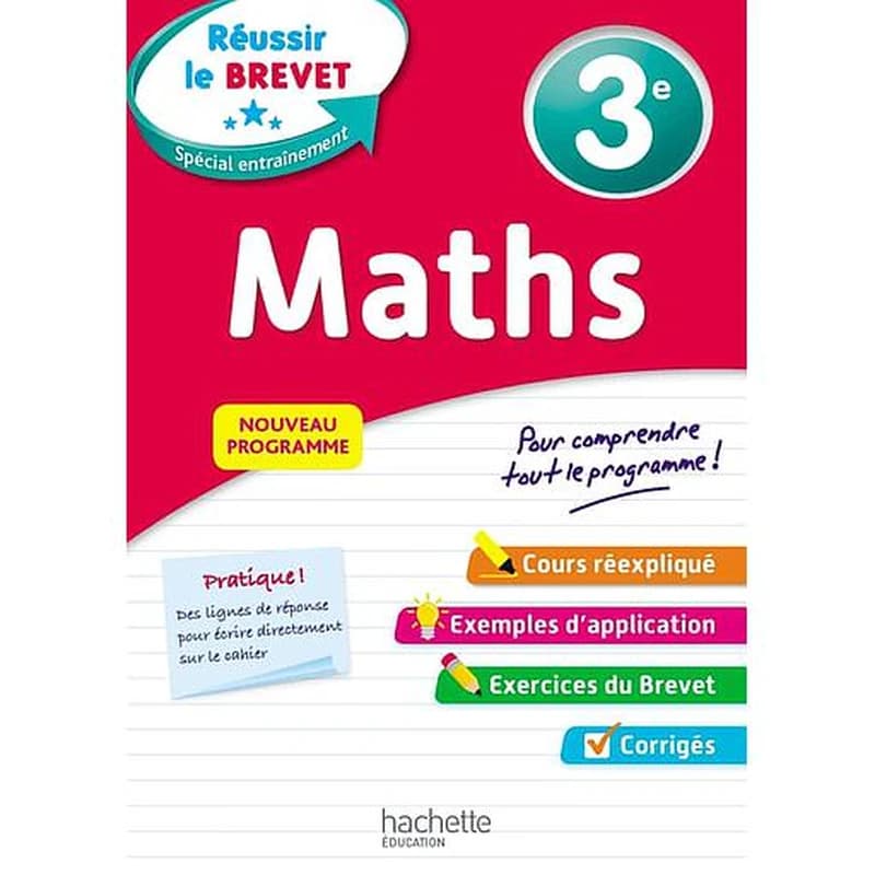 Réussir au collège : maths ; 3e (édition 2019)