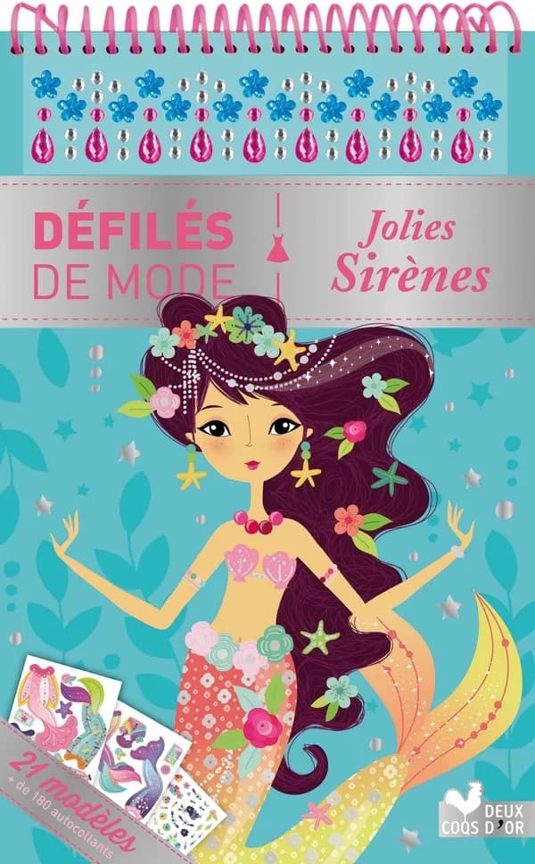 Défilés de mode : jolies sirènes : [Album à colorier]