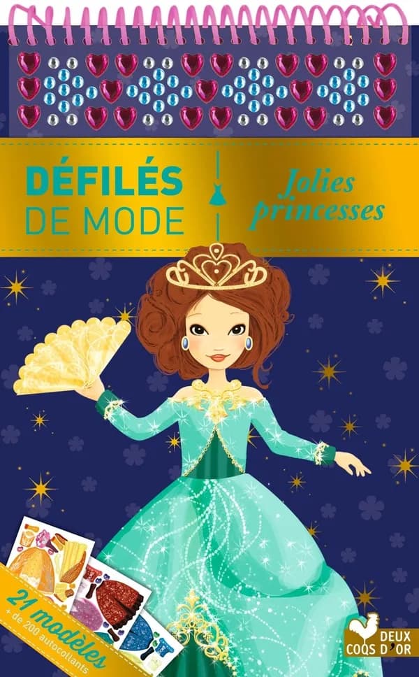 Défilés de mode : jolies princesses : [Album à colorier]