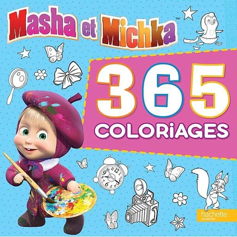 365 coloriages Masha et Michka
