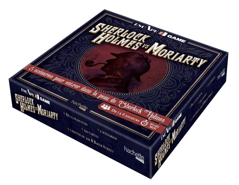 Escape game ; Sherlock Holmes vs Moriarty ; 5 scénarios pour entrer dans la peau de Sherlock Holmes