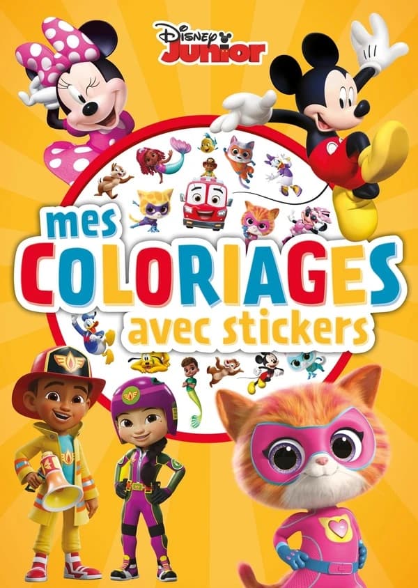 Mes coloriages avec stickers : Disney Junior