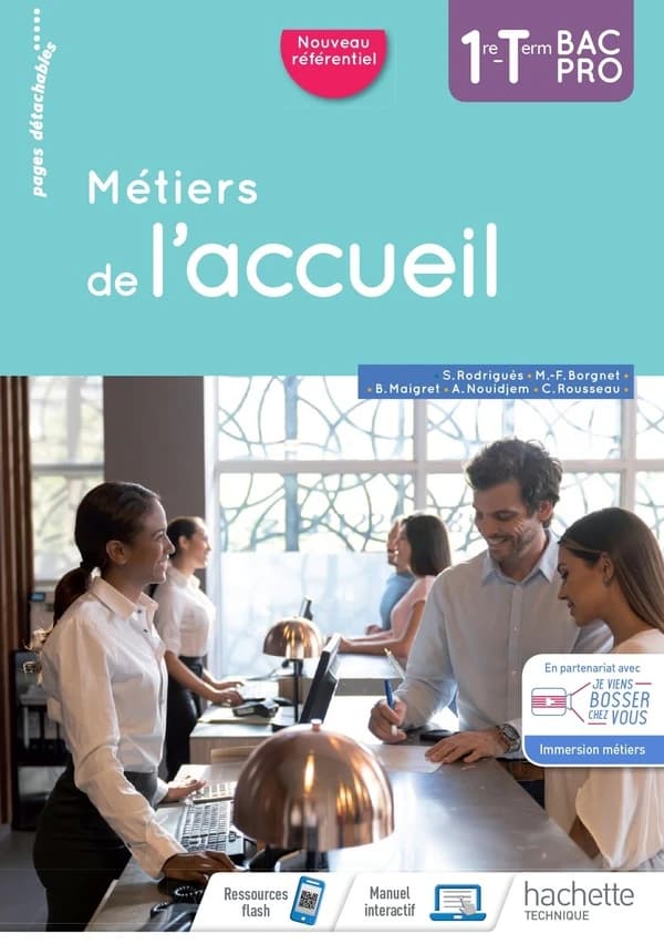 Métiers de l'accueil 1re