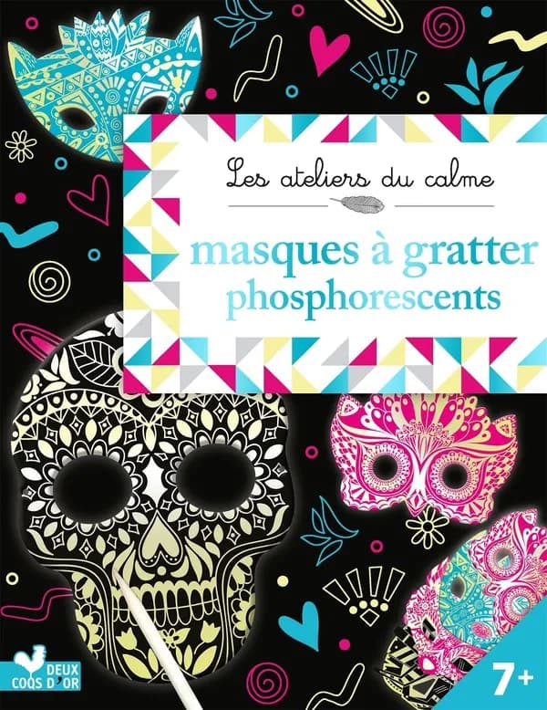 Masques à gratter phosphorescents : [carte à gratter]