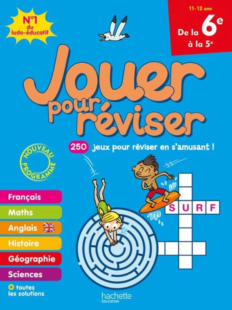 Jouer pour réviser de la 6e à la 5e : Avec un crayon
