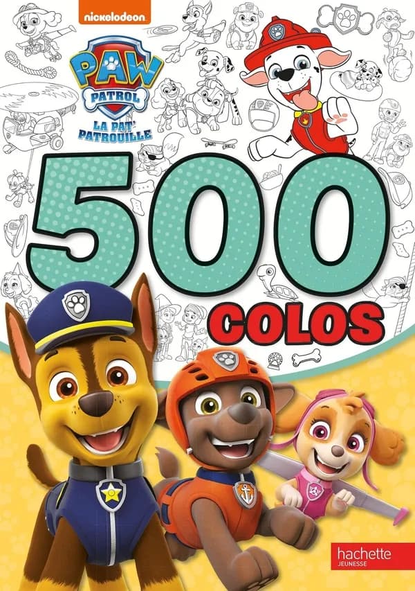 500 colos : Pat' Patrouille : [Album à colorier]