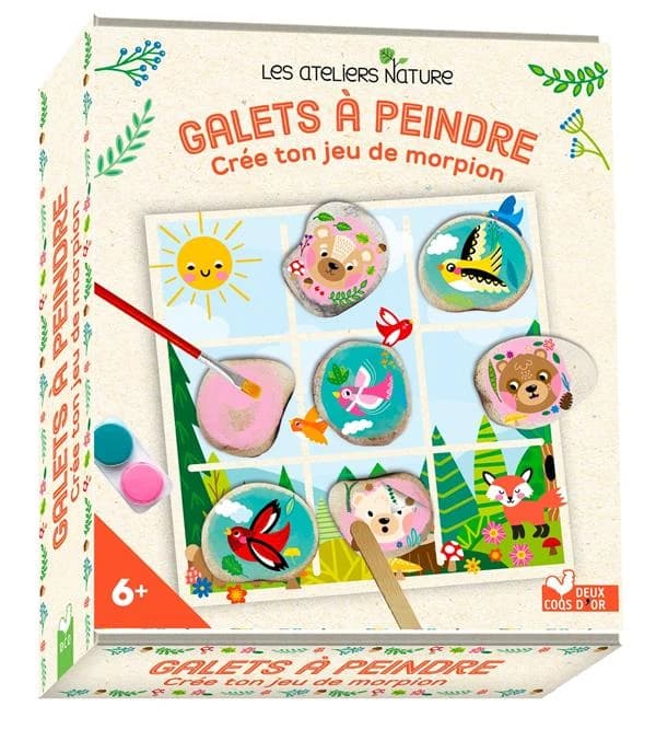 Galets à peindre : Crée ton jeu de morpion